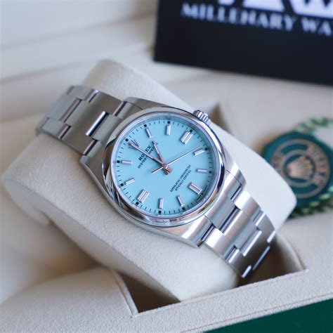 rolex turquoise gold|Rolex tiffany 36.